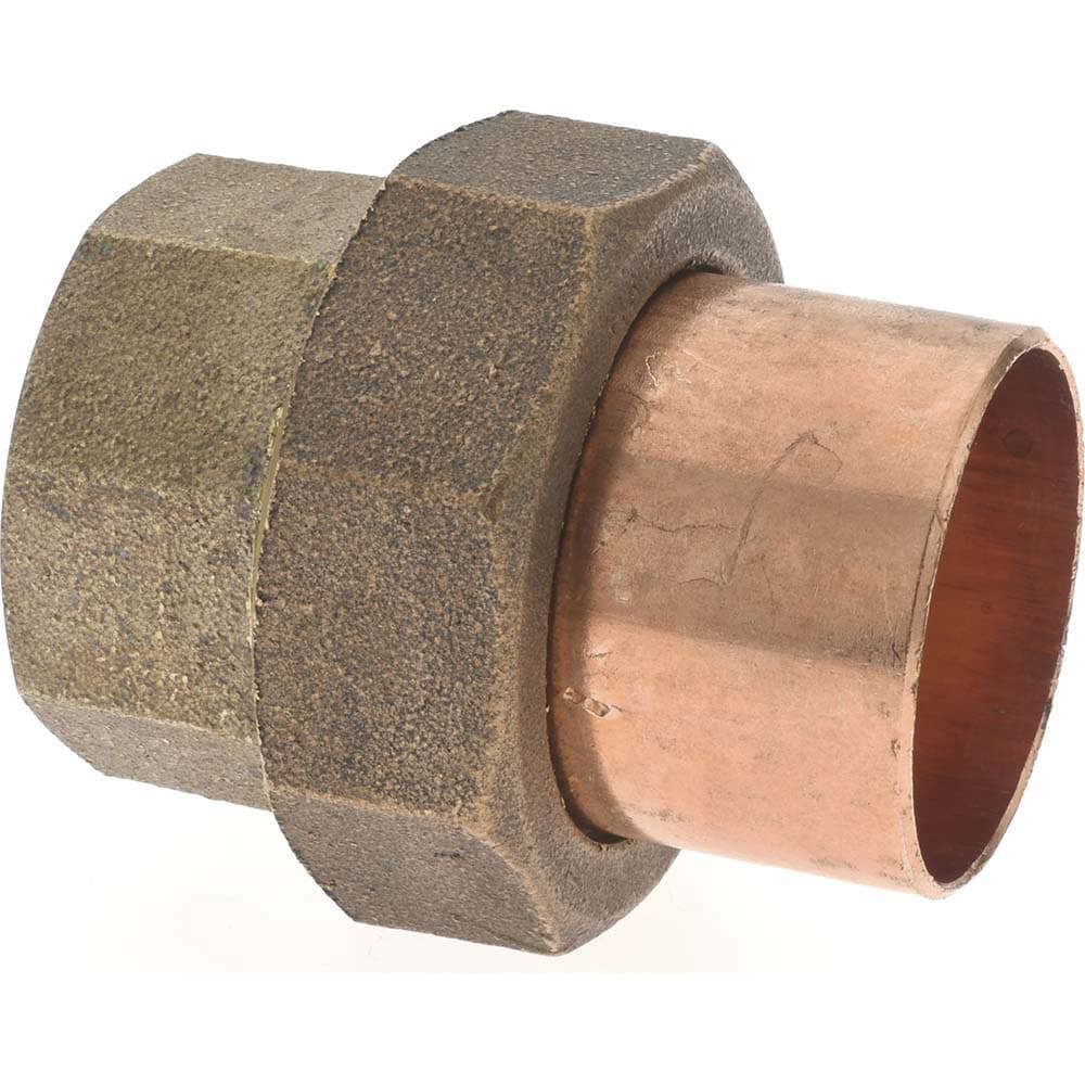 Wrot Copper Pipe Union: 1-1/2