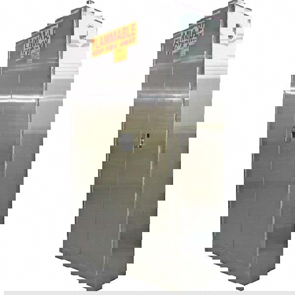 Double Wall Cabinet Cabinet: Self-Closing, 2 Shelves, Yellow