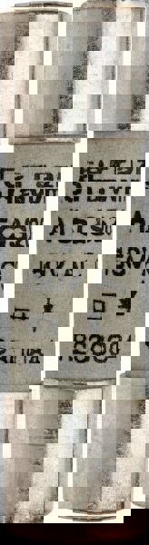 Cylindrical Fast-Acting Fuse: 20 A, 10.4 mm Dia