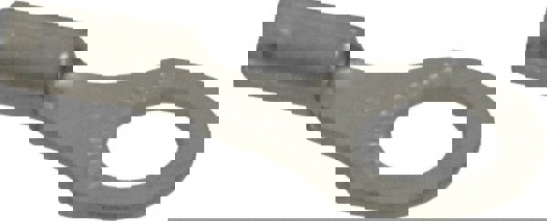 D Shaped Ring Terminal: Non-Insulated, 22 to 16 AWG, Crimp Connection