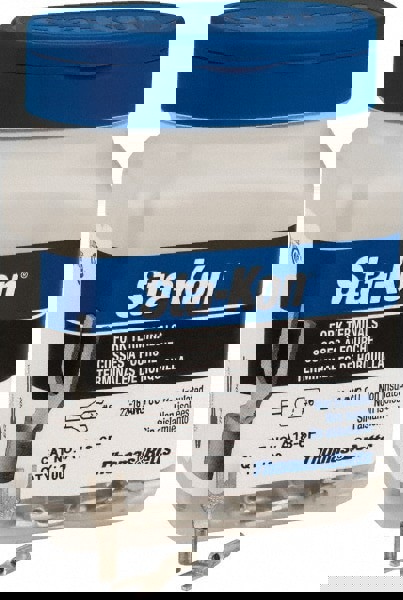 Standard Fork Terminal: Red, Non-Insulated, #6 Stud, Crimp