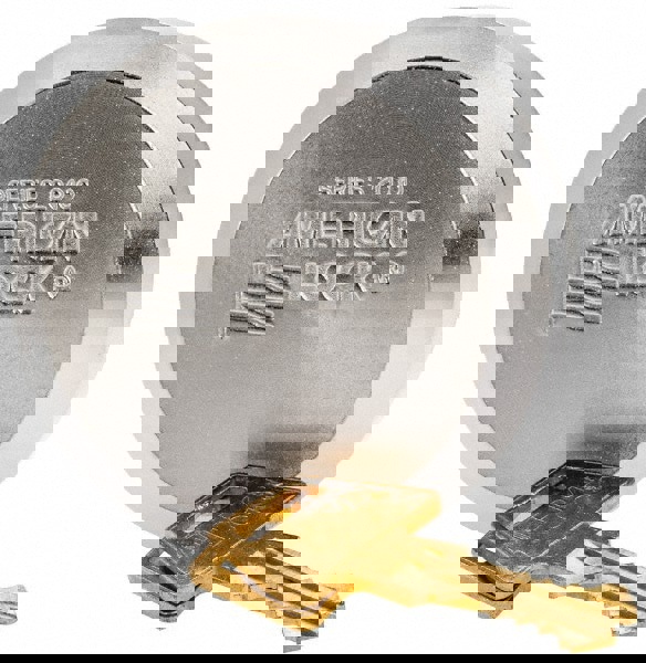 Padlock: Steel, Keyed Different, 2-7/8