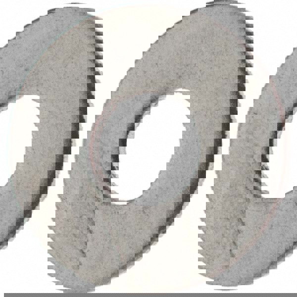 M4 Screw Fender Flat Washer: Grade 18-8 Stainless Steel, Plain Finish