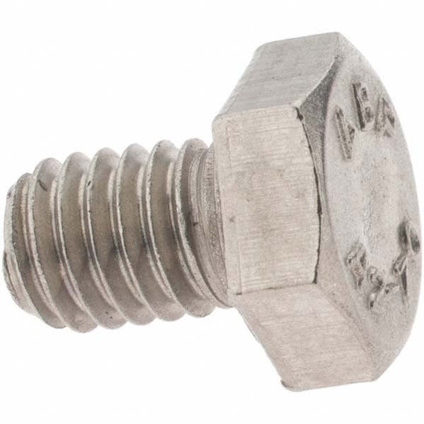 Hex Head Cap Screw: M6 x 1.00 x 8 mm, Grade 18-8 & Austenitic Grade A2 Stainless Steel