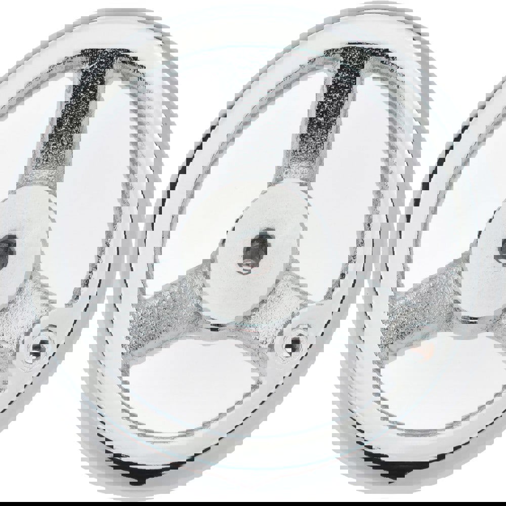 Spoked Offset Handwheel: Chrome-Plated