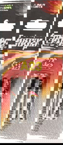 Standard Battery: Size A23, Alkaline