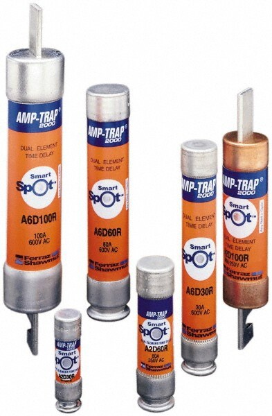 Cylindrical Time Delay Fuse: RK1, 2.25 A, 51 mm OAL, 14 mm Dia