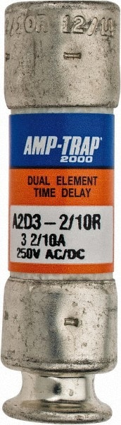 Cylindrical Time Delay Fuse: RK1, 3.2 A, 51 mm OAL, 14 mm Dia