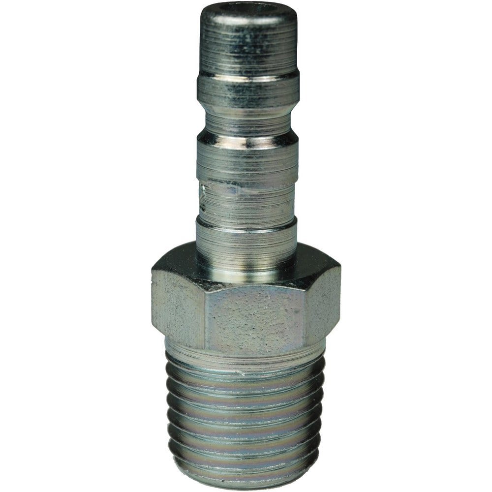 Pneumatic Hose Fittings & Couplings; Fitting Type: Plug ; Type: Plug ; Interchange Type: Proprietary Astronautics ; Thread Type: NPTF ; Material: Steel ; Thread Standard: Male NPT