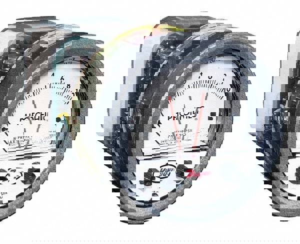 8 Max psi, 2% Accuracy, NPT Thread Photohelic Pressure Switch