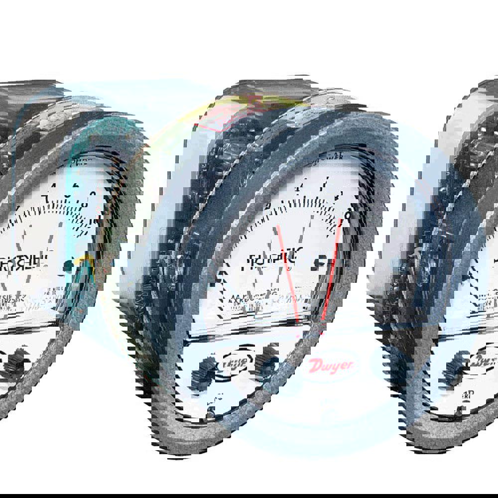 25 Max psi, 2% Accuracy, NPT Thread Photohelic Pressure Switch