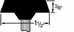 Mounted Point: 3/8