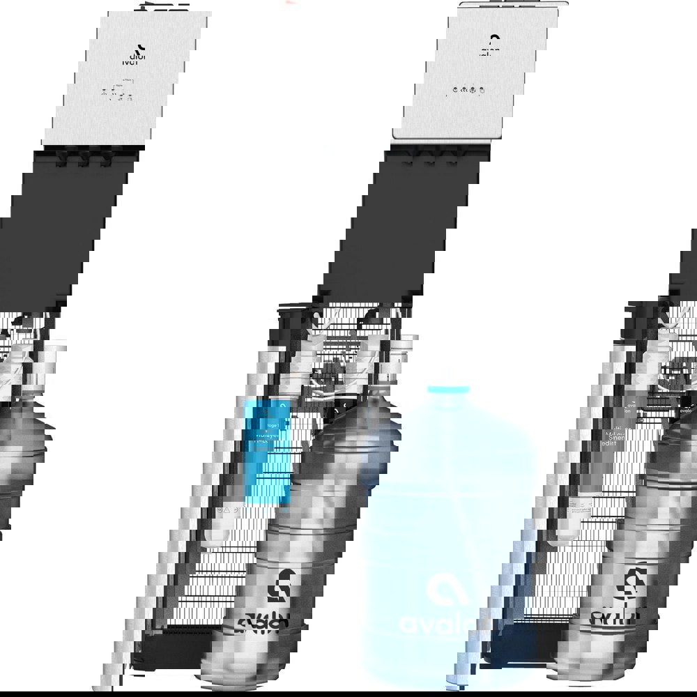 Water Dispensers; Overall Depth: 12in ; Voltage: 115 ; Dispenser Style: Free Standing, Bottom Loading; Water Cooler Dispenser ; Dispenser Type: Bottom Loading; Hot Water Dispenser; Room Temp & Cold Dispenser