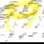 5FT CAT5E PATCH CABLE YELLOW RJ45M/RJ45M