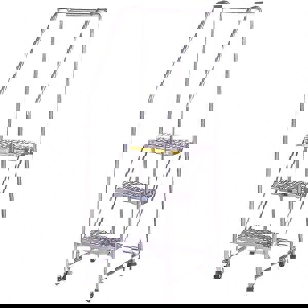 Aluminum Rolling Ladder: 3 Step