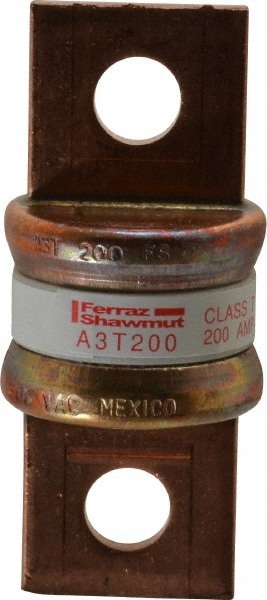 Cylindrical Fast-Acting Fuse: T, 200 A, 26.9 mm Dia