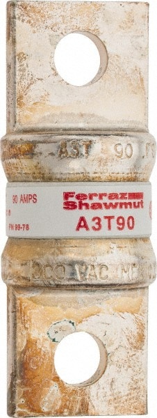 Cylindrical Fast-Acting Fuse: T, 90 A, 20.6 mm Dia