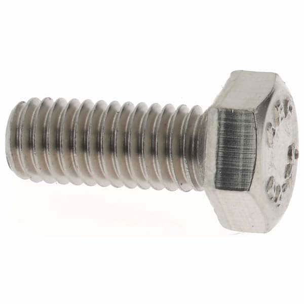 Hex Head Cap Screw: M5 x 0.80 x 12 mm, Grade 316 & Austenitic Grade A4 Stainless Steel, Uncoated