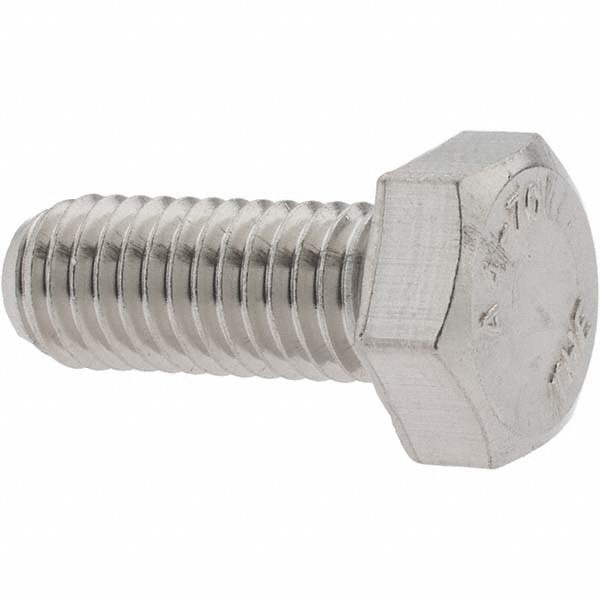 M8x1.25mm Metric Coarse, 20mm Length Under Head Hex Head Cap Screw