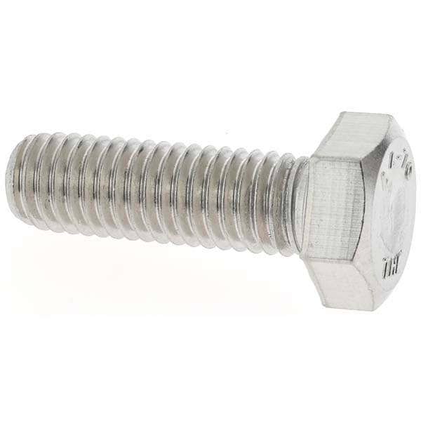 Hex Head Cap Screw: M8 x 1.25 x 25 mm, Grade 316 & Austenitic Grade A4 Stainless Steel, Uncoated