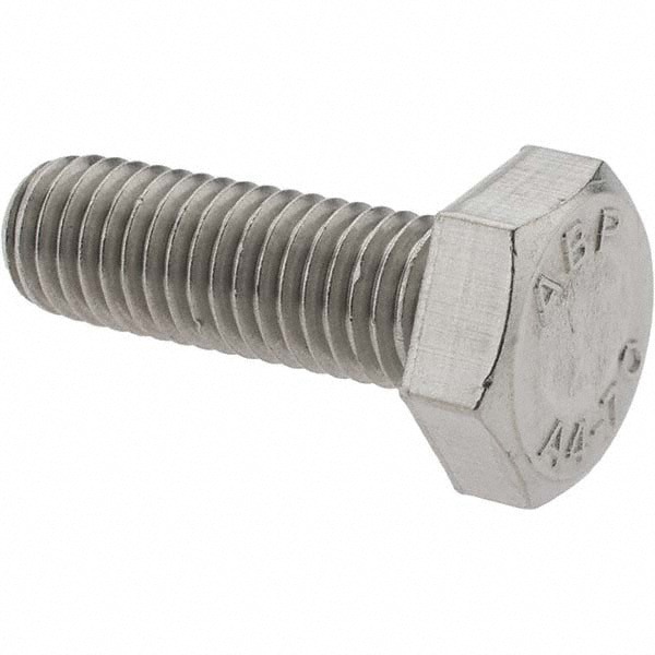 Hex Head Cap Screw: M10 x 1.50 x 30 mm, Grade 316 & Austenitic Grade A4 Stainless Steel, Uncoated