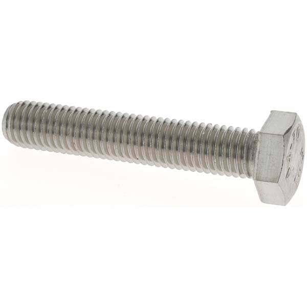 Hex Head Cap Screw: M12 x 1.75 x 65 mm, Grade 316 & Austenitic Grade A4 Stainless Steel, Uncoated