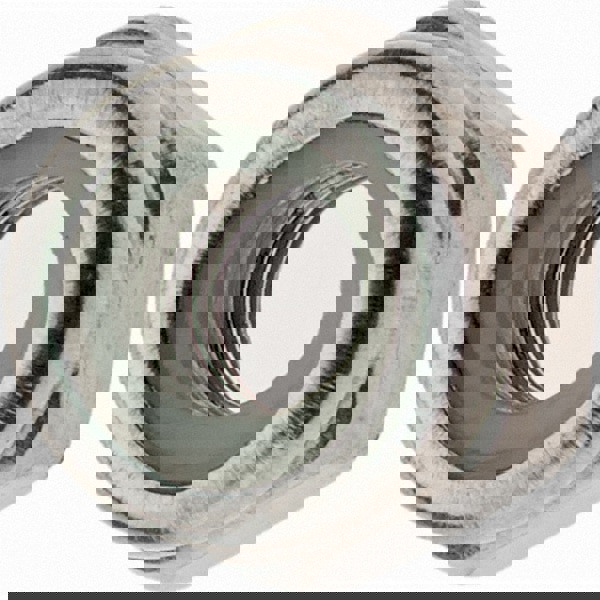 Hex Lock Nut: Insert, Nylon Insert, Grade 316 & A4 Stainless Steel, Uncoated