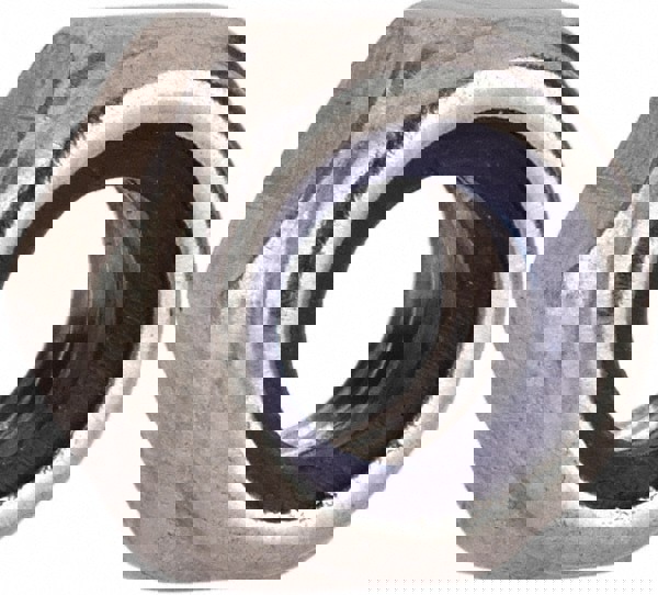 Hex Lock Nut: Insert, Nylon Insert, M5x0.8, Class 316/A4 Stainless Steel, Bright/Uncoated