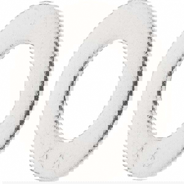 M10 Screw Standard Flat Washer: Grade 316 Stainless Steel, Plain Finish