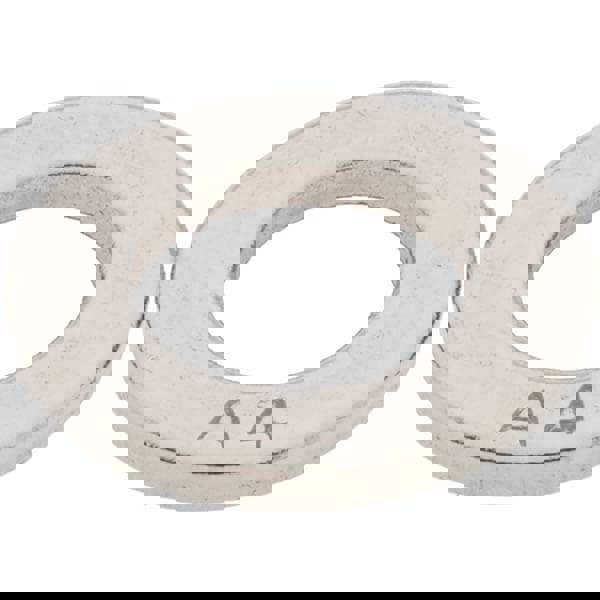 M12 Screw Standard Flat Washer: Grade 316 Stainless Steel, Plain Finish