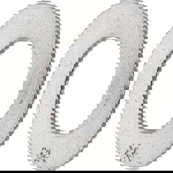 M14 Screw Standard Flat Washer: Grade 316 Stainless Steel, Plain Finish