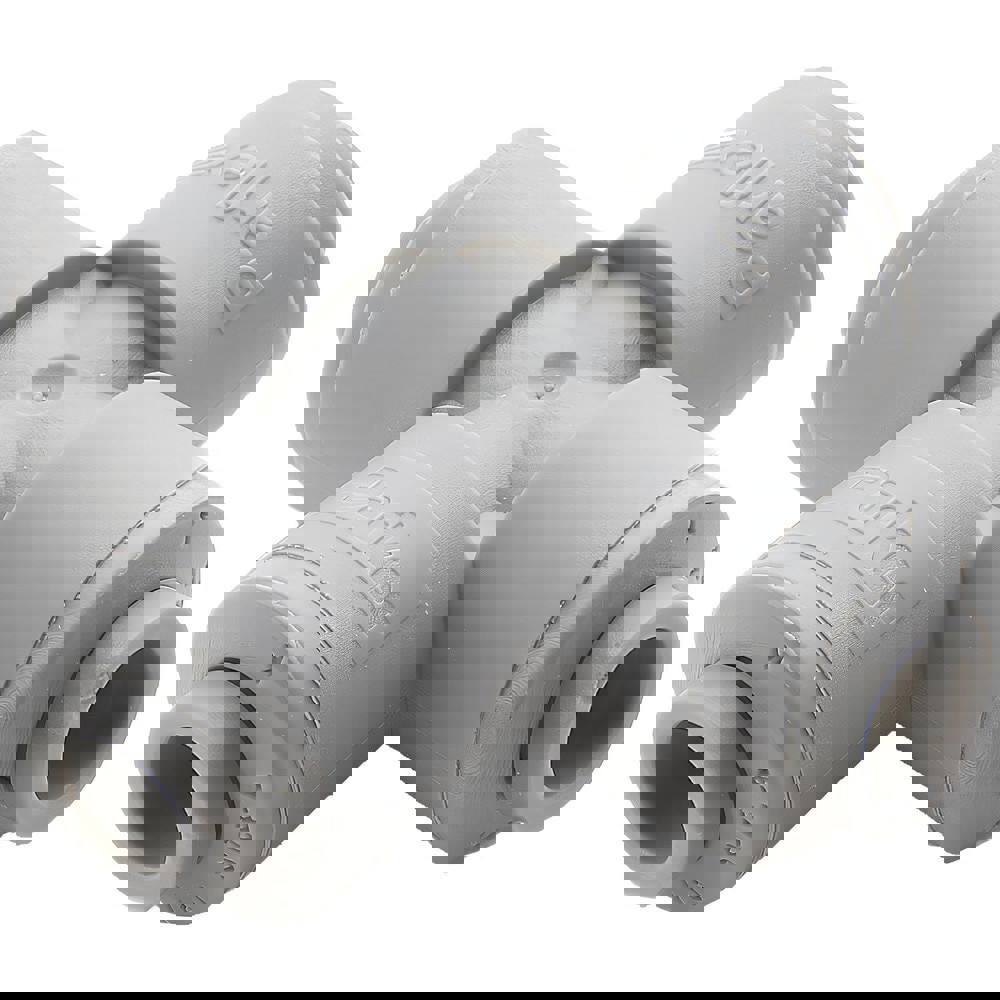 Push-To-Connect Tube to Tube Tube Fitting: Cross, 1/4