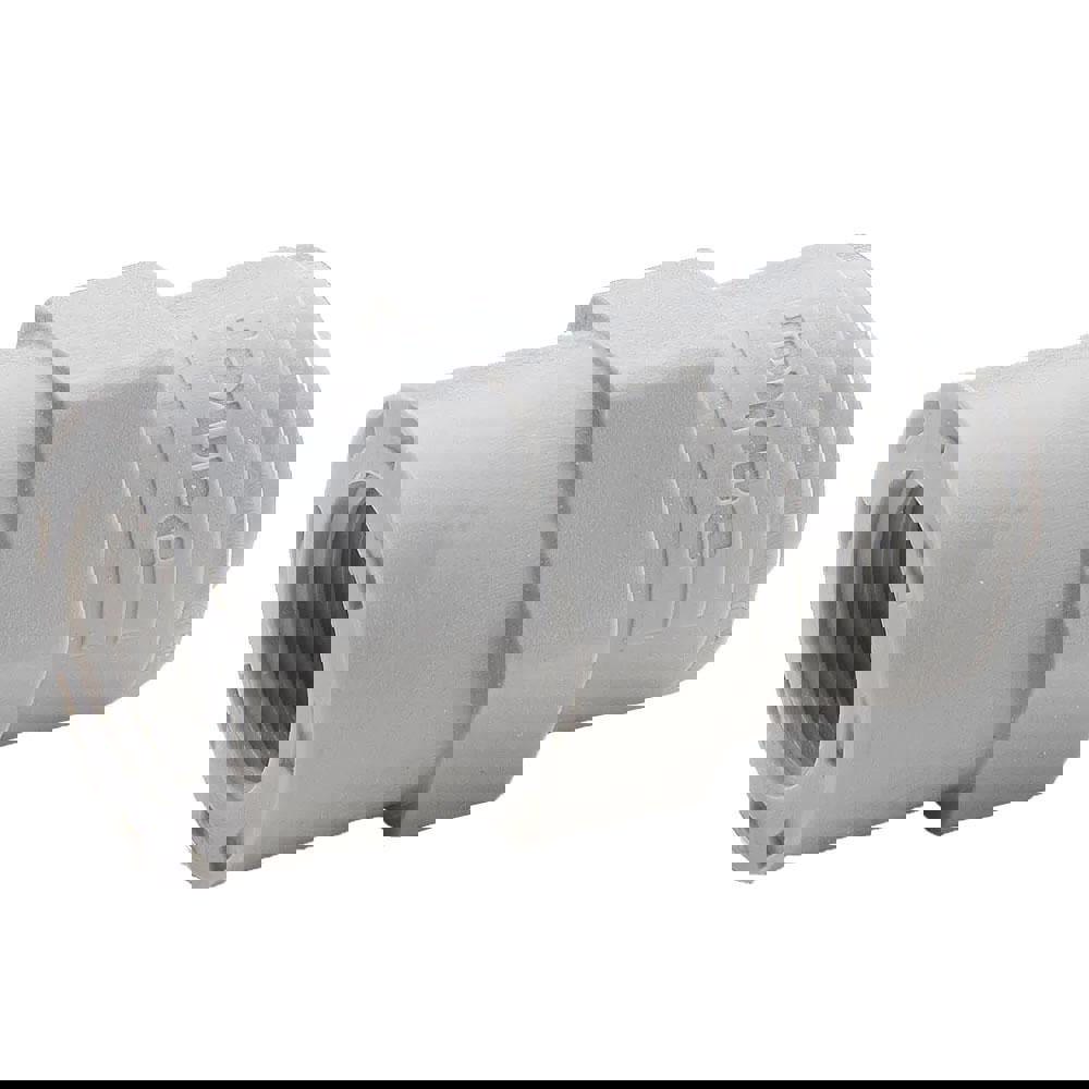 Push-To-Connect Tube Fitting: Faucet Adapter, 7/16-24 Thread, 1/4