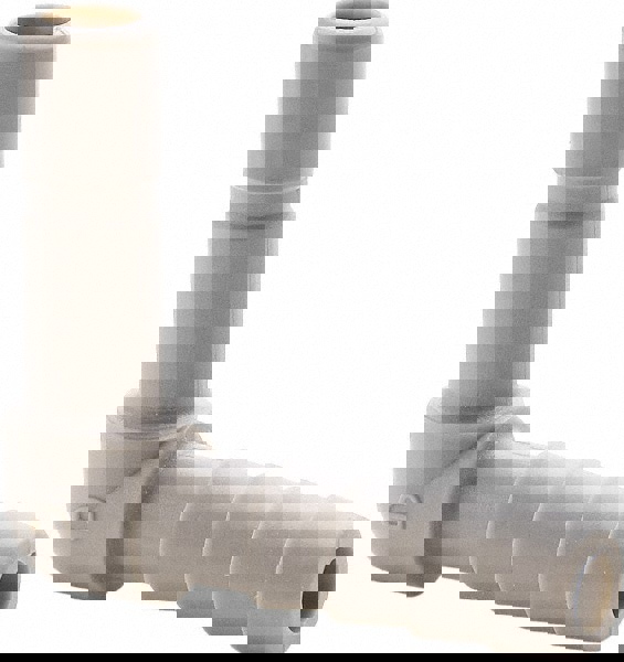 Push-To-Connect Tube Fitting: Tube Elbow Barb Connector, 1/4