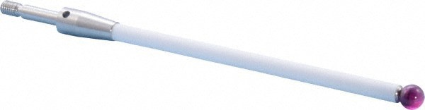 CMM Ball Stylus: 6 mm Ball Dia, 100 mm OAL, M4