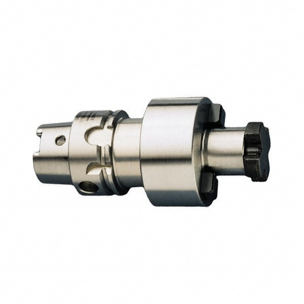 Collet Chuck: 1 to 16 mm Capacity, ER Collet, Hollow Taper Shank