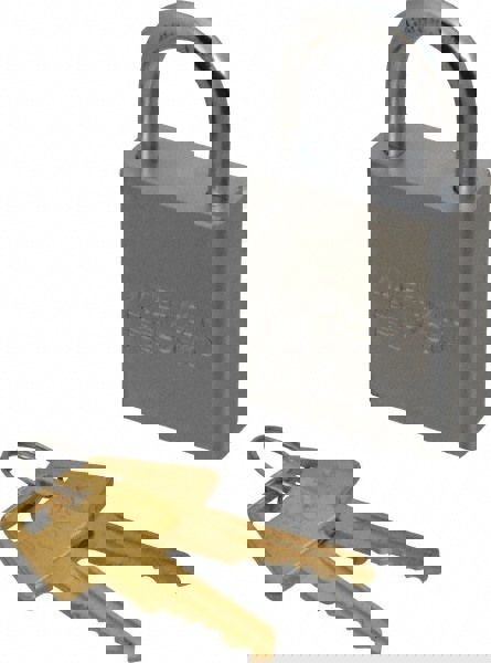 Padlock: Steel, Keyed Different, 1-1/2