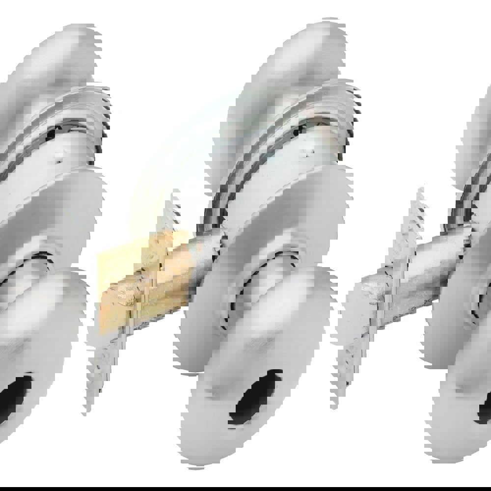 Knob Locksets; Type: Entrance ; Key Type: Keyed Different ; Material: Metal ; Finish/Coating: Satin Chrome ; Compatible Door Thickness: 1-3/8