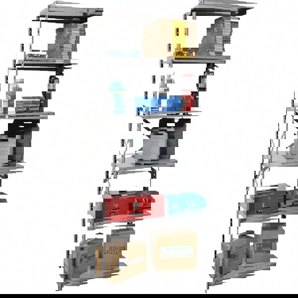 6 Shelf Add-On Box Edge Open Steel Shelving