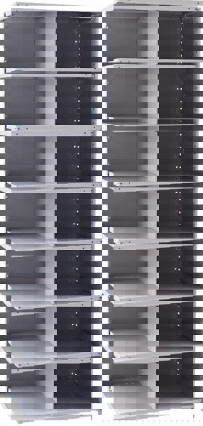 14 Bin Closed Industrial Bin Shelving