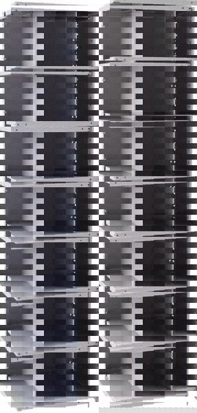 21 Bin Closed Industrial Bin Shelving