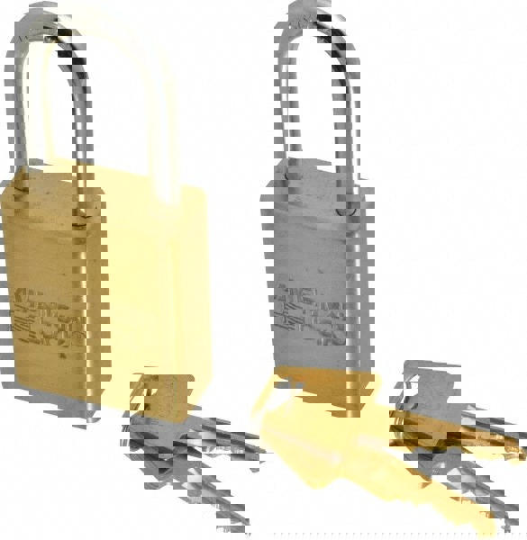 Padlock: Brass & Steel, Keyed Alike, 1-1