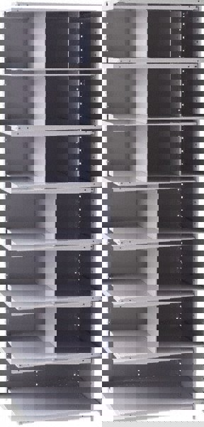 16 Bin Closed Industrial Bin Shelving