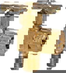 Needle Valve: Angled, 1/4 x 1/8