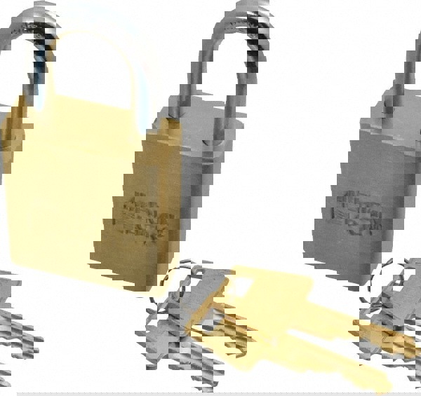 Padlock: Brass & Steel, Keyed Alike, 1-3/4