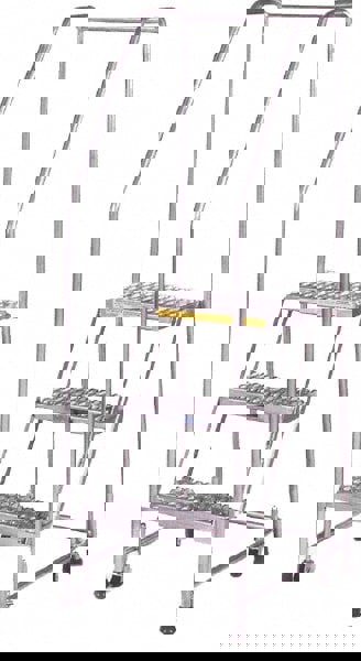 Aluminum Rolling Ladder: 5 Step