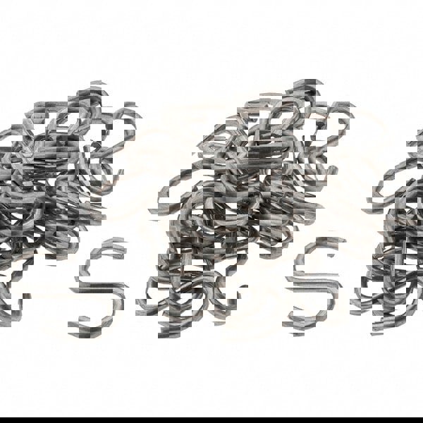 25 Qty 1 Pack 304 Stainless Steel Uncoated S-Hook