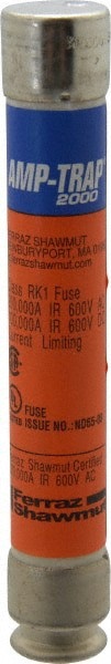 Cylindrical Time Delay Fuse: RK1, 3.2 A, 127 mm OAL, 21 mm Dia