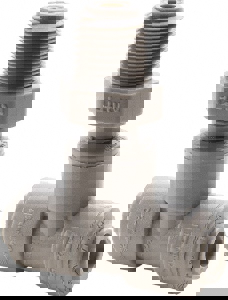 Push-To-Connect Tube Fitting: Male Swivel Branch Tee, 1/8