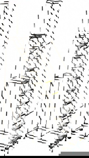 Aluminum Rolling Ladder: 6 Step